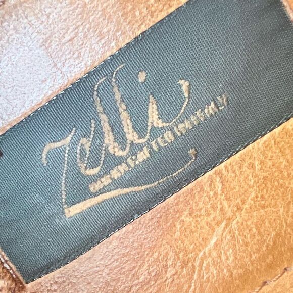 Men's Zelli Italia Brown Ostrich Leather and Black Artisan Suede loafers Size 10 - Picture 7 of 15